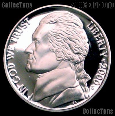 2000-S Jefferson Nickel PROOF Coin 2000 Proof Nickel Coin