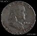 1949-S Franklin Half Dollar Silver Coin 1949 Half Dollar Coin