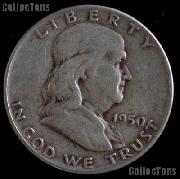 1950 Franklin Half Dollar Silver Coin 1950 Half Dollar Coin