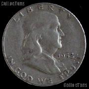 1952-D Franklin Half Dollar Silver Coin 1952 Half Dollar Coin