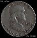 1954-S Franklin Half Dollar Silver Coin 1954 Half Dollar Coin