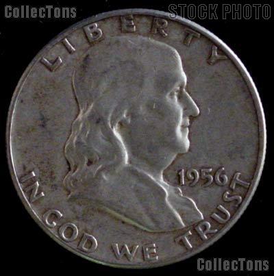 1956 Franklin Half Dollar Silver Coin 1956 Half Dollar Coin