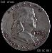 1958-D Franklin Half Dollar Silver Coin 1958 Half Dollar Coin