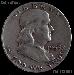 1959 Franklin Half Dollar Silver Coin 1959 Half Dollar Coin
