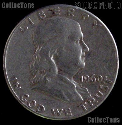 1960-D Franklin Half Dollar Silver Coin 1960 Half Dollar Coin