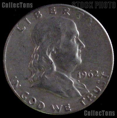 1962-D Franklin Half Dollar Silver Coin 1962 Half Dollar Coin