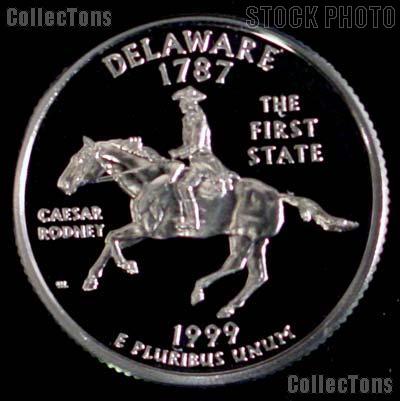1999-S Delaware State Quarter PROOF Coin 1999 Quarter