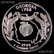 1999-S Georgia State Quarter PROOF Coin 1999 Quarter