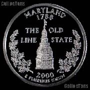 2000-S Maryland State Quarter PROOF Coin 2000 Quarter