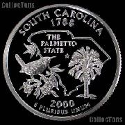 2000-S South Carolina State Quarter SILVER PROOF 2000 Silver Quarter