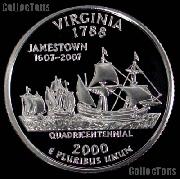 2000-S Virginia State Quarter SILVER PROOF 2000 Silver Quarter