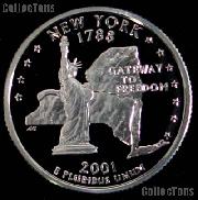 2001-S New York State Quarter PROOF Coin 2001 Quarter