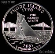 2001-S Rhode Island State Quarter PROOF Coin 2001 Quarter