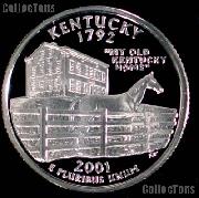 2001-S Kentucky State Quarter SILVER PROOF 2001 Silver Quarter