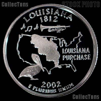 2002-S Louisiana State Quarter PROOF Coin 2002 Quarter