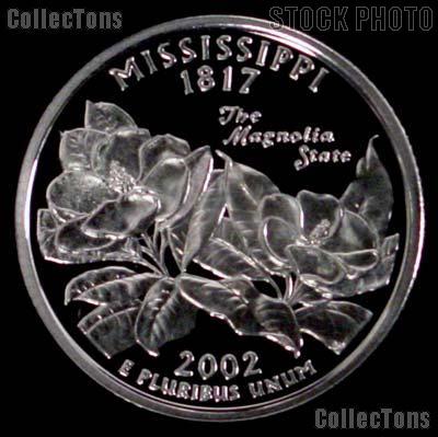 2002-S Mississippi State Quarter PROOF Coin 2002 Quarter