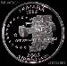 2002-S Indiana State Quarter SILVER PROOF 2002 Silver Quarter