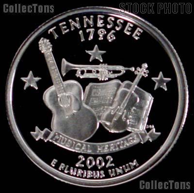 90% Silver Spot and Tarnish Free 2002-S Tennessee Silver Proof Quarter Graded Perfect Proof 70 Ultra Cameo by NGC