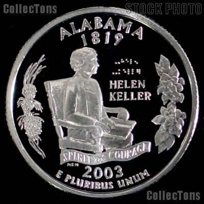 2003-S Alabama State Quarter PROOF Coin 2003 Quarter
