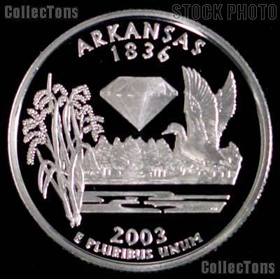 2003-S Arkansas State Quarter PROOF Coin 2003 Quarter