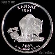 2005-S Kansas State Quarter PROOF Coin 2005 Quarter