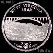 2005-S West Virginia State Quarter SILVER PROOF 2005 Silver Quarter