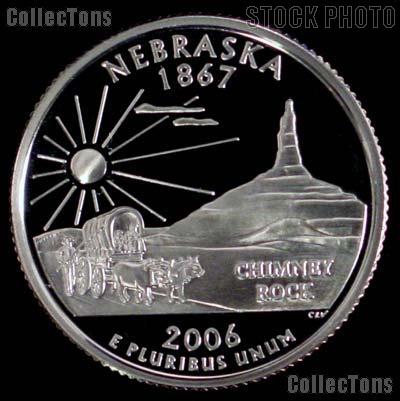 2006-S Nebraska State Quarter SILVER PROOF 2006 Silver Quarter