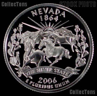 2006 S Nevada Proof Deep Cameo State Quarter Clad Combined Shipping 