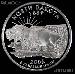 2006-S North Dakota State Quarter SILVER PROOF 2006 Silver Quarter