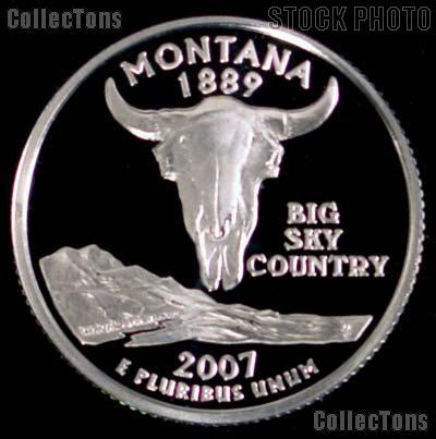 2007-S Montana State Quarter PROOF Coin 2007 Quarter
