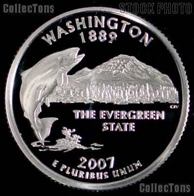 2007-S Washington State Quarter PROOF Coin 2007 Quarter
