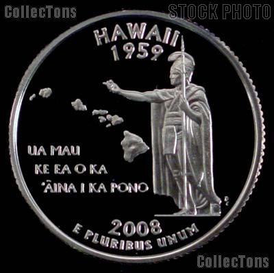 2008-S Hawaii State Quarter PROOF Coin 2008 Quarter