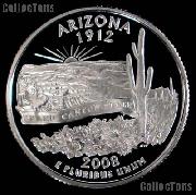 2008-S Arizona State Quarter SILVER PROOF 2008 Silver Quarter