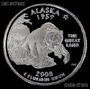 2008-S Alaska State Quarter SILVER PROOF 2008 Silver Quarter