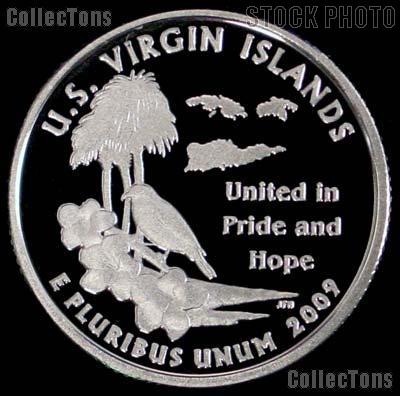 2009-S  U.S. Virgin Islands Quarter PROOF Coin 2009 Quarter