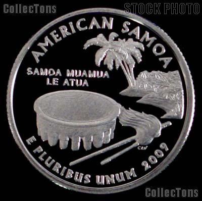 2009-S  American Samoa Quarter PROOF Coin 2009 Quarter
