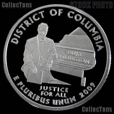 2009-S District of Columbia Quarter SILVER PROOF 2009 Silver Quarter
