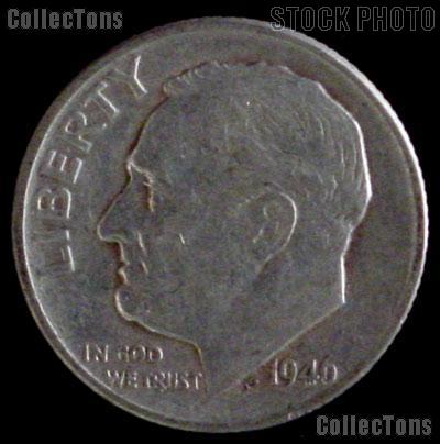 1946-D Roosevelt Dime Silver Coin 1946 Silver Dime