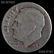 1947-D Roosevelt Dime Silver Coin 1947 Silver Dime