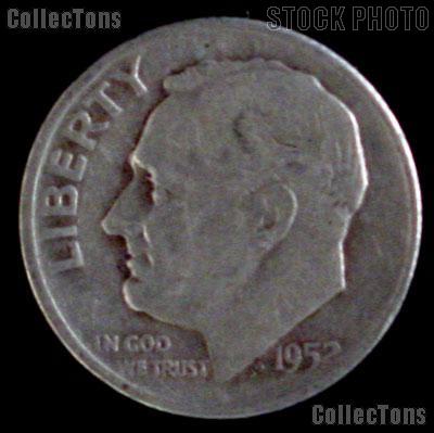 1952 Roosevelt Dime Silver Coin 1952 Silver Dime