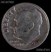 1955-S Roosevelt Dime Silver Coin 1955 Silver Dime