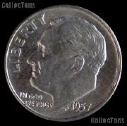 1957-D Roosevelt Dime Silver Coin 1957 Silver Dime