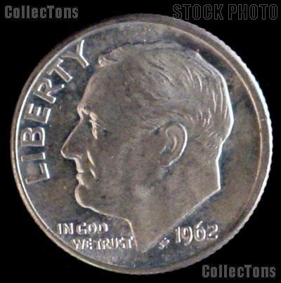 1962-D Roosevelt Dime Silver Coin 1962 Silver Dime
