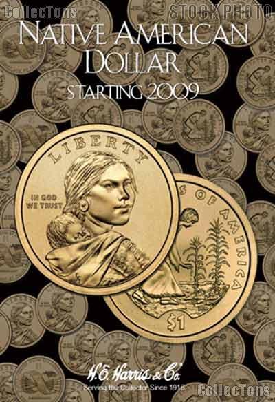 Native American Dollar Coin Folder by Harris 2009-Date Sacagawea