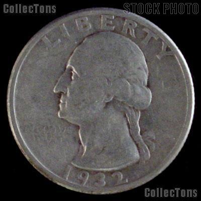 1932 Washington Quarter Silver Coin 1932 Silver Quarter