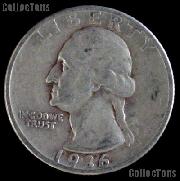1936-D Washington Quarter Silver Coin 1936 Silver Quarter