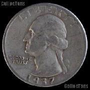 1937-D Washington Quarter Silver Coin 1937 Silver Quarter