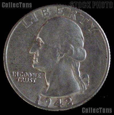 1942 Washington Quarter Silver Coin 1942 Silver Quarter