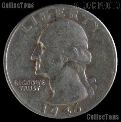 1946-D Washington Quarter Silver Coin 1946 Silver Quarter