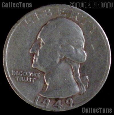 1949-D Washington Quarter Silver Coin 1949 Silver Quarter